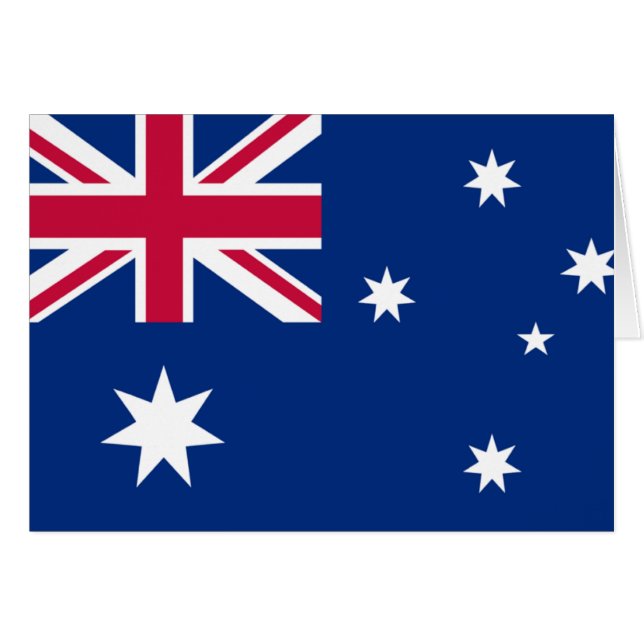 Drapeau de l'Australie (Devant horizontal)