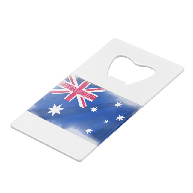 Drapeau de l'Australie Fondu (Devant Angle)