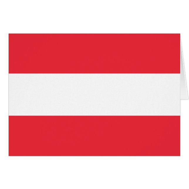 Drapeau de l'Autriche (Devant horizontal)