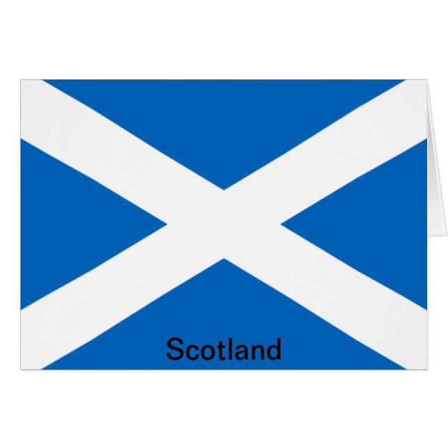 Drapeau de l'Ecosse (Devant horizontal)