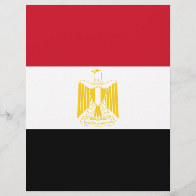 Drapeau de l'Égypte (Devant)