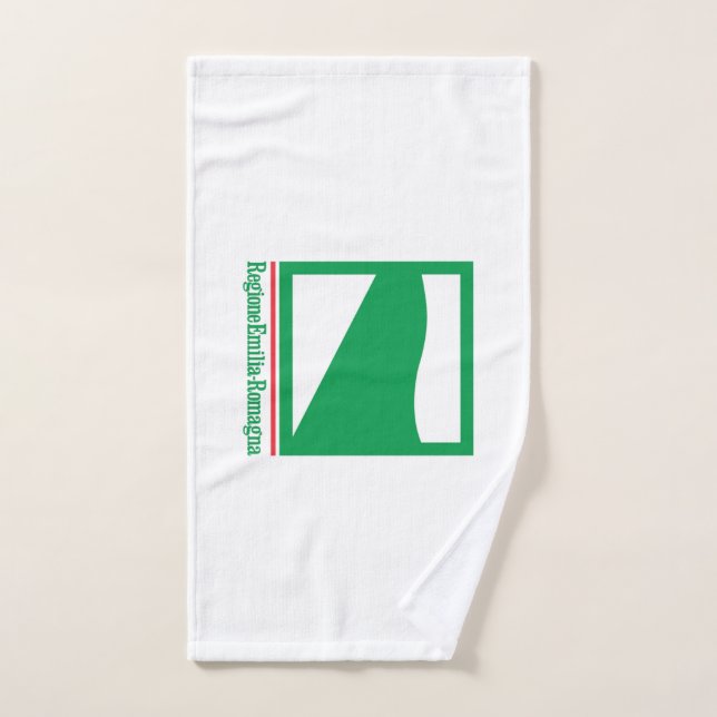 Drapeau de l'Émilie-Romagne (région italienne) (Serviette à main)