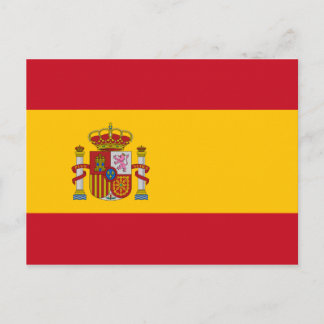 Drapeau de l'Espagne Carte postale