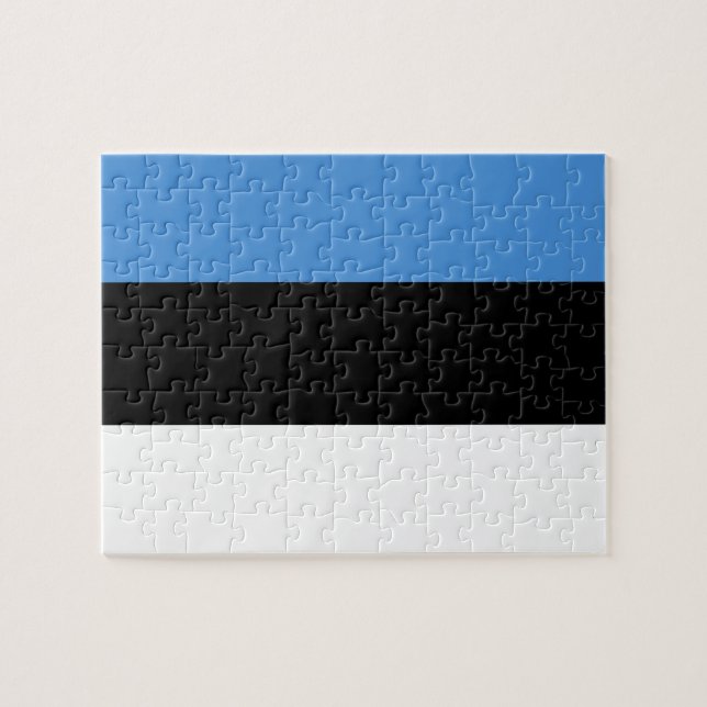 Drapeau de l'Estonie - Puzzle photo (Horizontal)