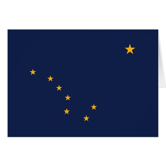Drapeau de l'État d'Alaska (Devant horizontal)