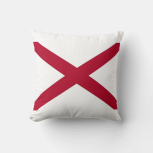 Drapeau de l'État de l'Alabama Coussin américain M