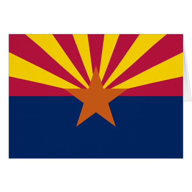 Drapeau de l'État de l'Arizona (Devant horizontal)