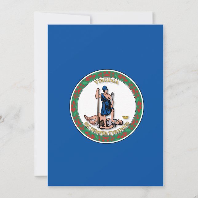 Drapeau de l'État de Virginie (Devant)