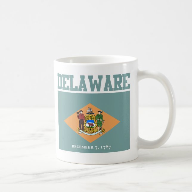 Drapeau de l'État du Delaware Mugs (Droite)