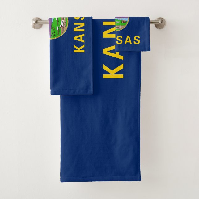Drapeau de l'État du Kansas (En situation)