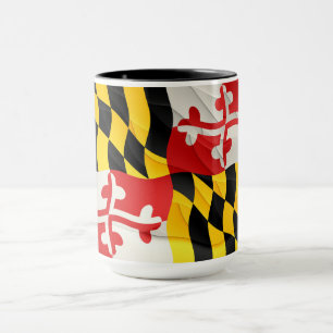 Drapeau de l'état du Maryland, café Mug avec desig