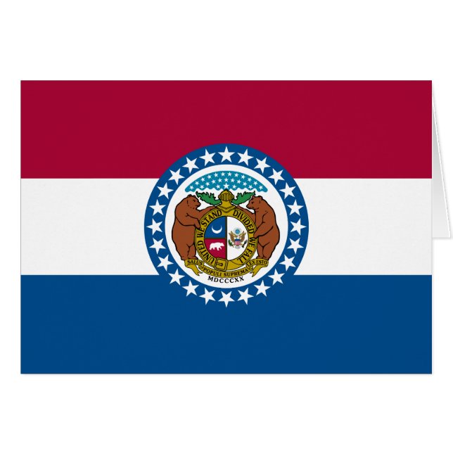 Drapeau de l'État du Missouri (Devant horizontal)