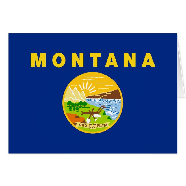 Drapeau de l'État du Montana (Devant horizontal)