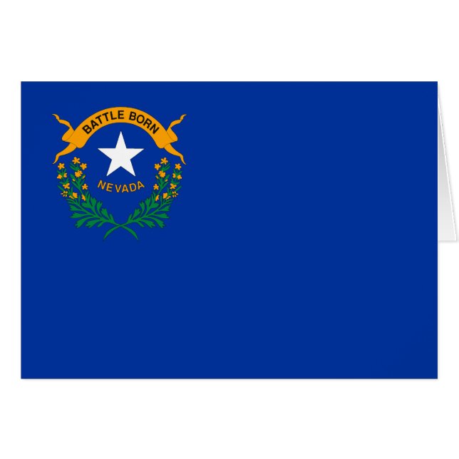 Drapeau de l'État du Nevada (Devant horizontal)