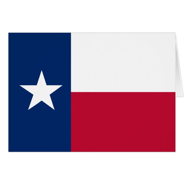 Drapeau de l'État du Texas (Devant horizontal)
