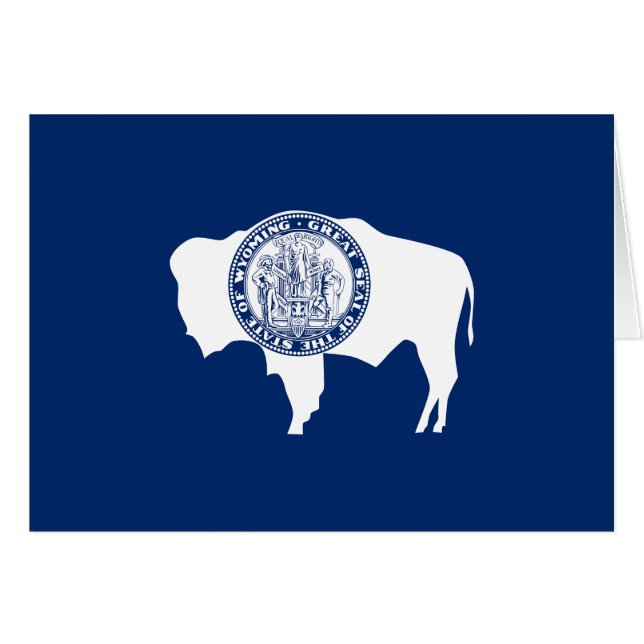 Drapeau de l'État du Wyoming (Devant horizontal)