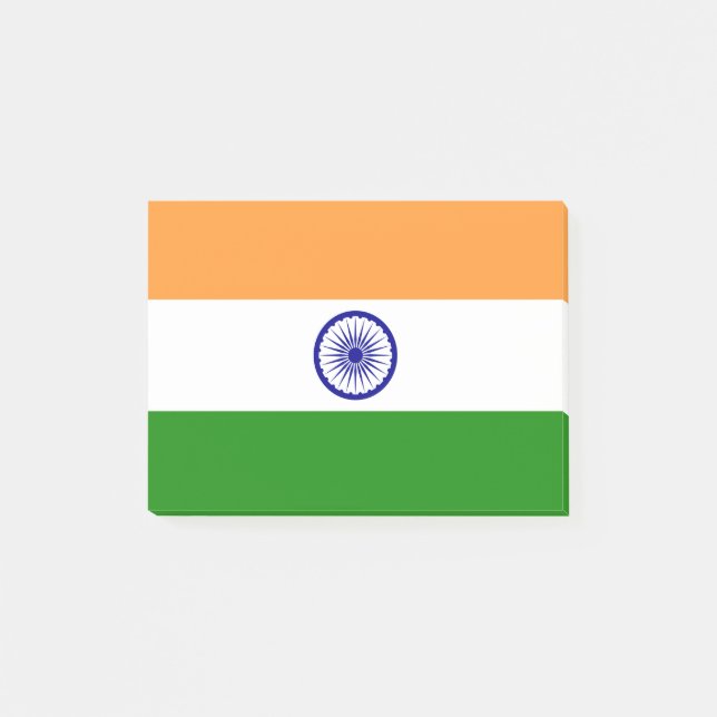 Drapeau de l'Inde Post-it® Notes (Devant)