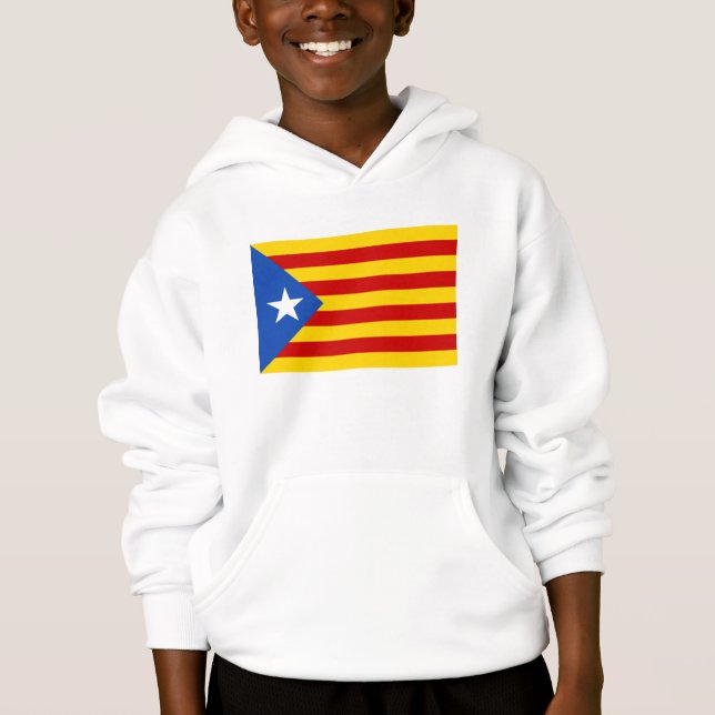 Drapeau de l'indépendance catalane "L'Estelada Bla (Devant)