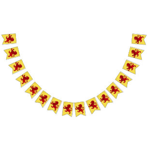 Drapeau de lion rampant écossais, ancien drapeau d