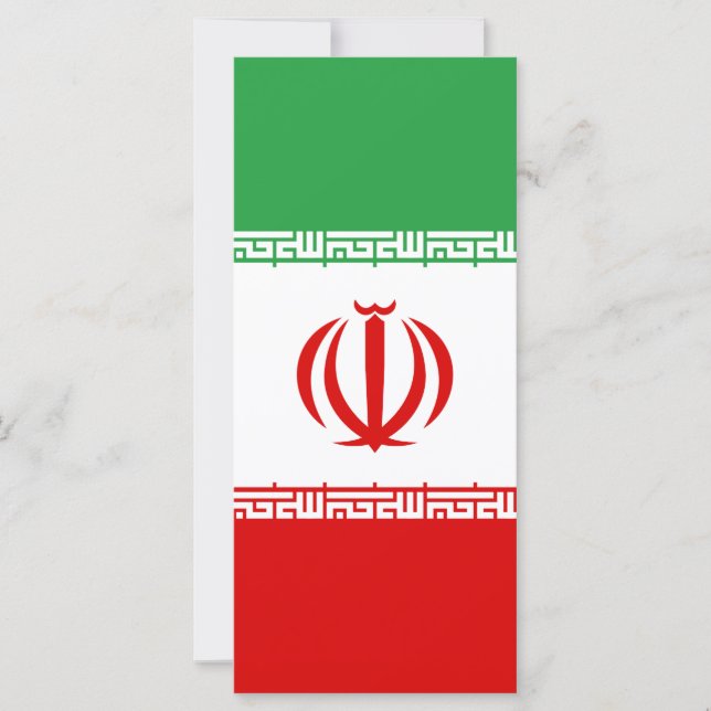 Drapeau de l'Iran (Devant)