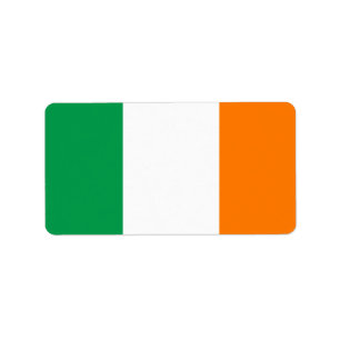 Drapeau de l'Irlande Étiquette
