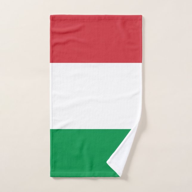 Drapeau de l'Italie (Serviette à main)
