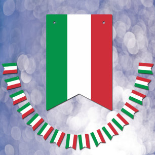 Drapeau de l'Italie & Fêtes Bannières italiennes /