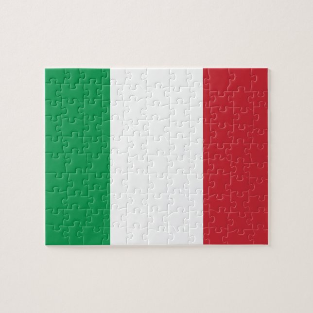 Drapeau de l'Italie Puzzle de photos (Horizontal)