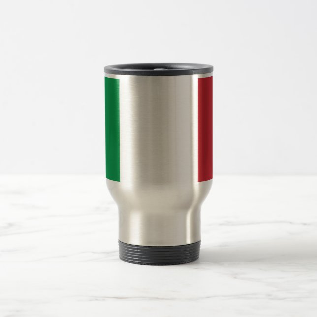 Drapeau de l'Italie Voyage / Mug Commuter (Centre)