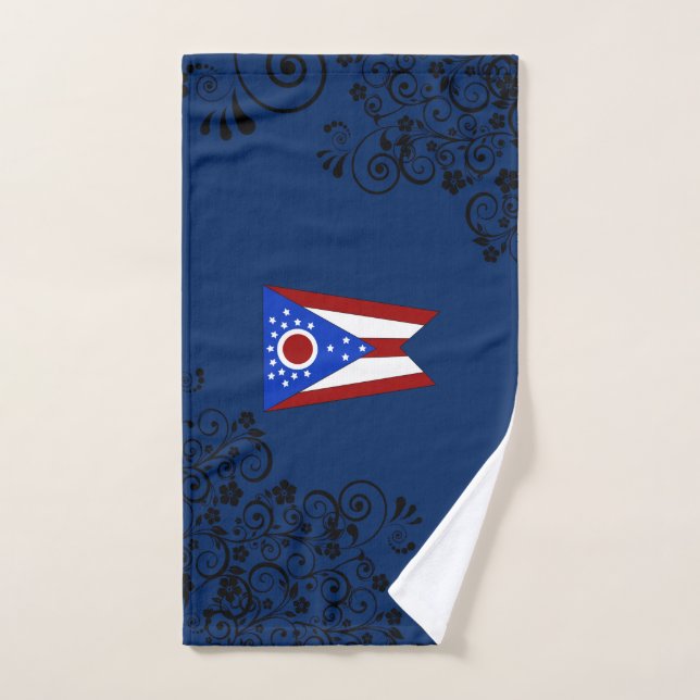 Drapeau de l'Ohio (Serviette à main)