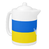 Drapeau de l'Ukraine - La colombe de la paix - Lib (Gauche)