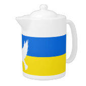Drapeau de l'Ukraine - La colombe de la paix - Lib (Droit)
