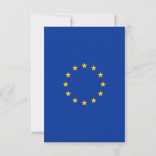 Drapeau de l'Union européenne (UE) (Europe) (Devant)