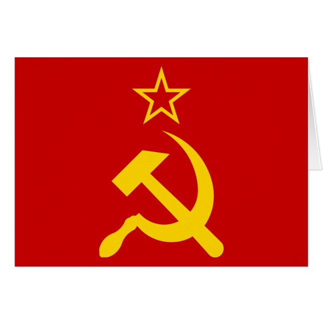 Drapeau de l'URSS - Drapeau de l'Union soviétique (Devant horizontal)