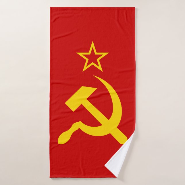 Drapeau de l'URSS - Drapeau de l'Union soviétique (Serviette de bain)