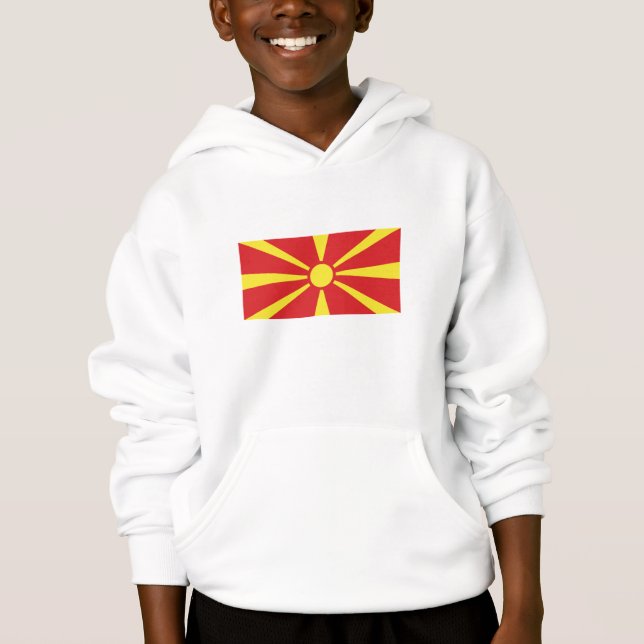 Drapeau de Macédoine du Nord (Devant)