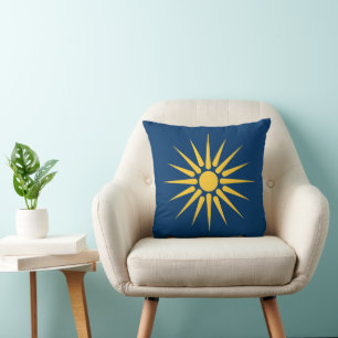 Drapeau de Macédoine sur Coussin MoJo