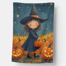 Belle sorcière d'Halloween Trick ou Traiteur