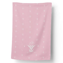 Fleur blanche Pastel rose Pâques