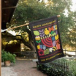 Drapeau De Maison Hanoukka Chanukah Symboles juifs Business &<br><div class="desc">Notre Hanoukka Party House / Business Flag fera entrer tout le monde à votre place dans l'esprit des Fêtes! Habille ton bureau ou ta maison pour les vacances. Un drapeau Hanoukka / Chanukah personnalisé est un excellent moyen de partager vos bons voeux avec l'ensemble du bloc. Idéal pour faire savoir...</div>