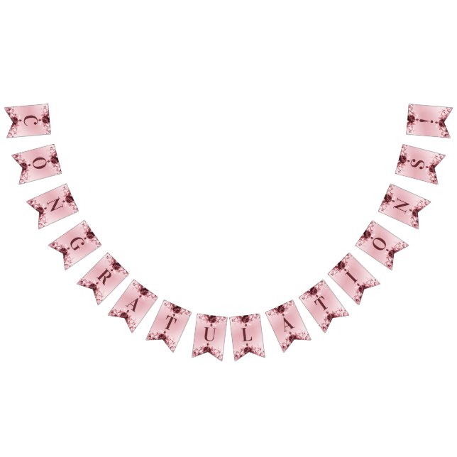 Drapeau de Mariage rose (Tout)