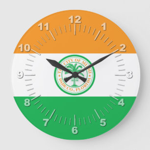 Drapeau de Miami (Floride) Grande Horloge