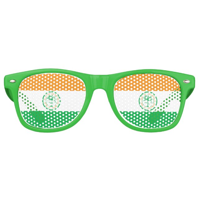 Drapeau de Miami, Floride Lunettes de soleil Retro (Devant)