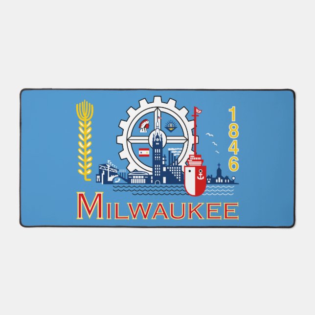 Drapeau de Milwaukee, Wisconsin  (Recto)