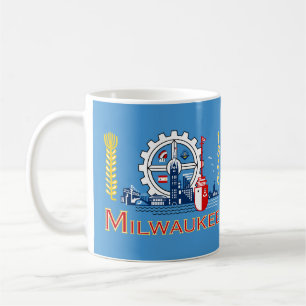Drapeau de Milwaukee, Wisconsin Coffee Mug