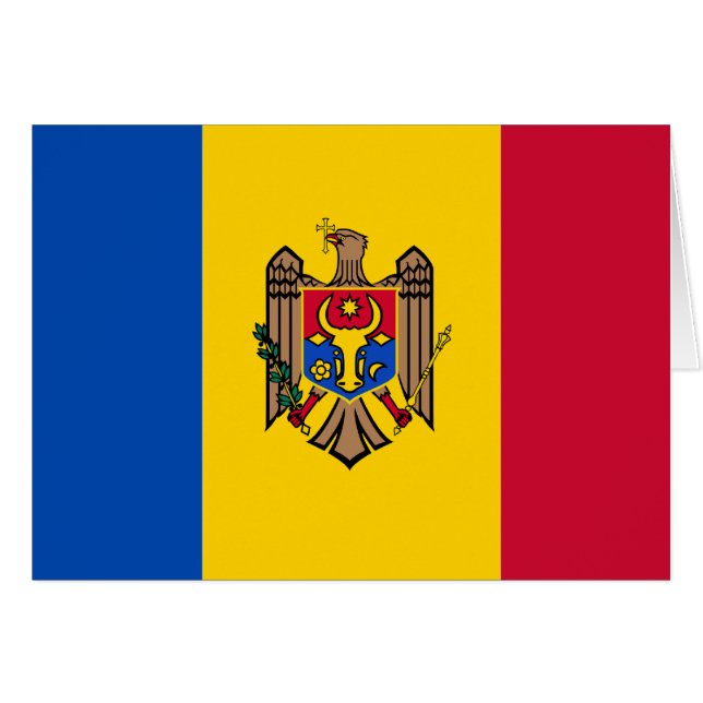 Drapeau de Moldau (Devant Horizontal)