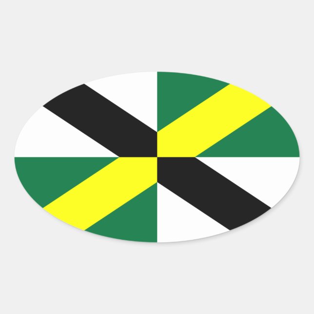 Drapeau de Monterey, Californie Sticker ovale (Devant)