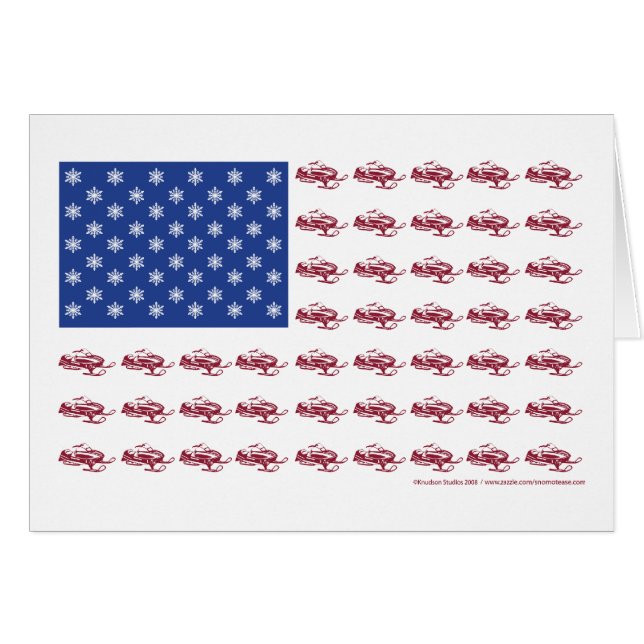 Drapeau de motoneiges (Devant horizontal)