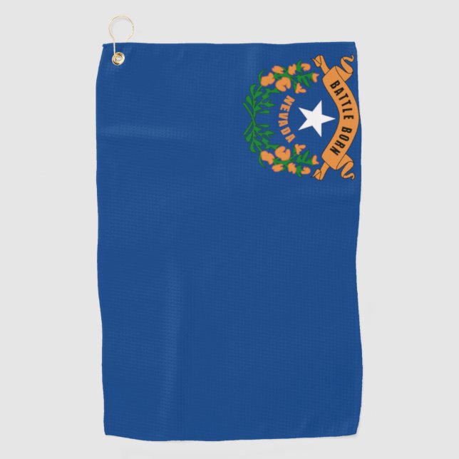Drapeau de Neveda serviette de golf (Devant)