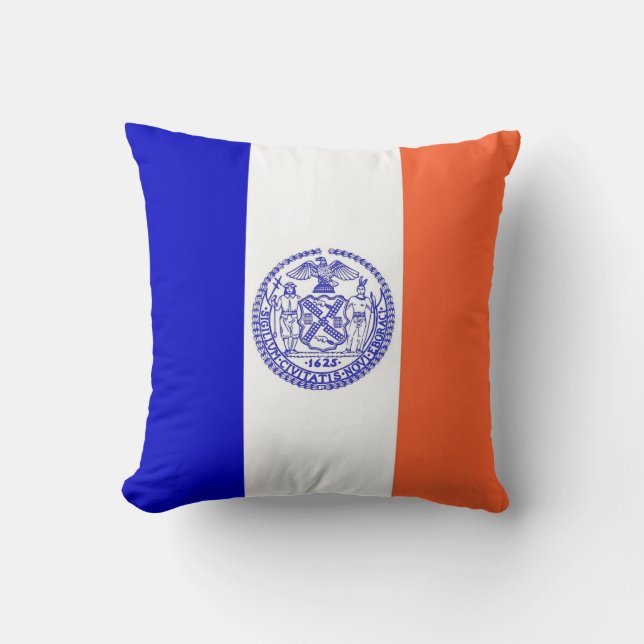 Drapeau de New York Coussin américain MoJo (Recto)